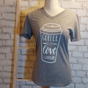 Jane Marie Coffee is my love language tshirt